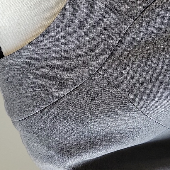 Theory Peplum Wool Blend Lined Women Size 12 Button Closure Blazer Jacket - Picture 10 of 14